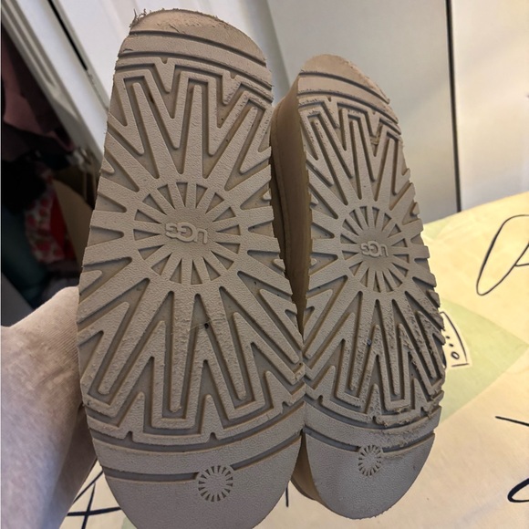 UGG Tazz Suede Slip-Ons in Sand - Picture 3 of 3